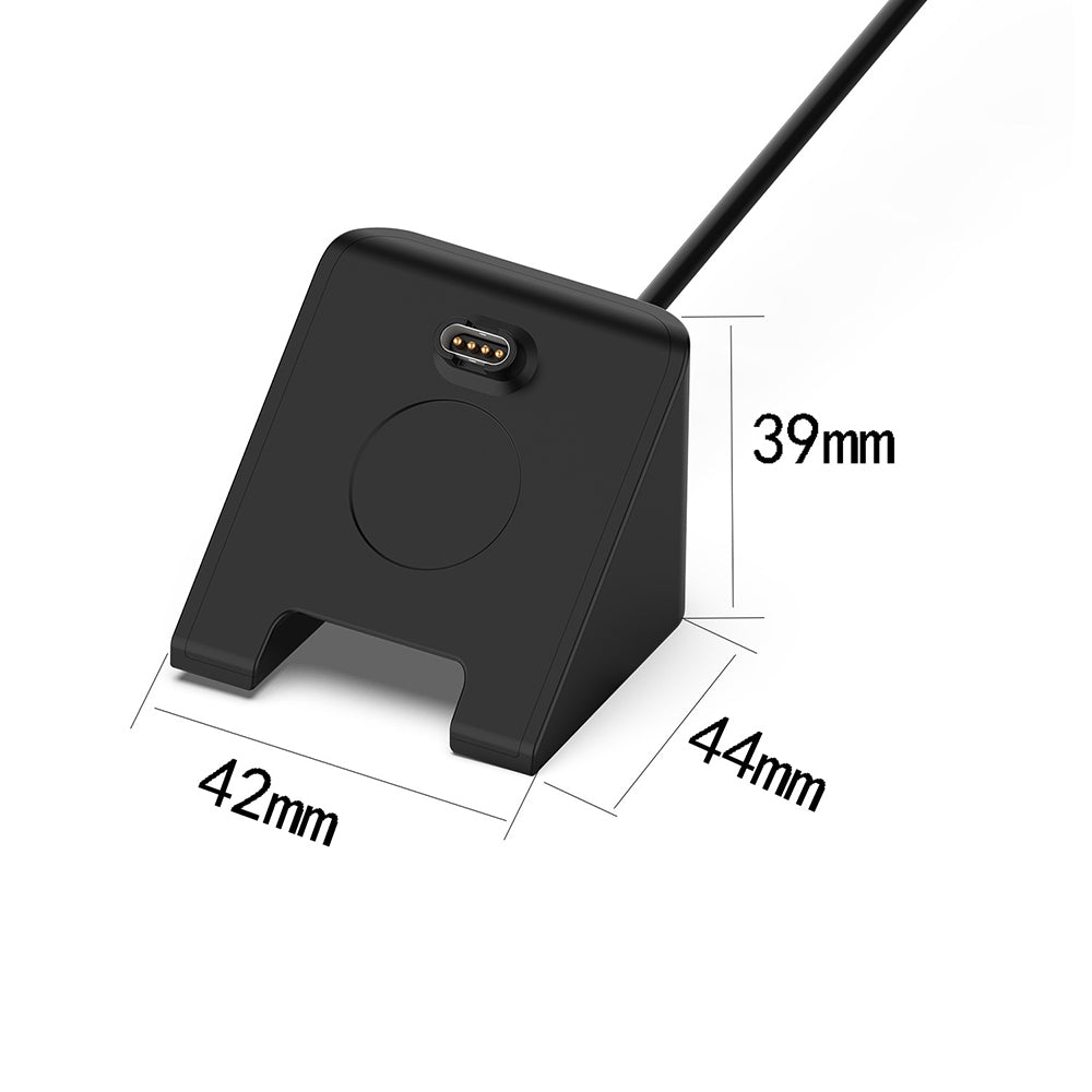 Techsuit - SmartWatch Wireless Charging Cable (TGC3) - for Garmin Fenix 5/5 Plus/6/6X/7X, USB, 5W, 1m with Desk Holder -