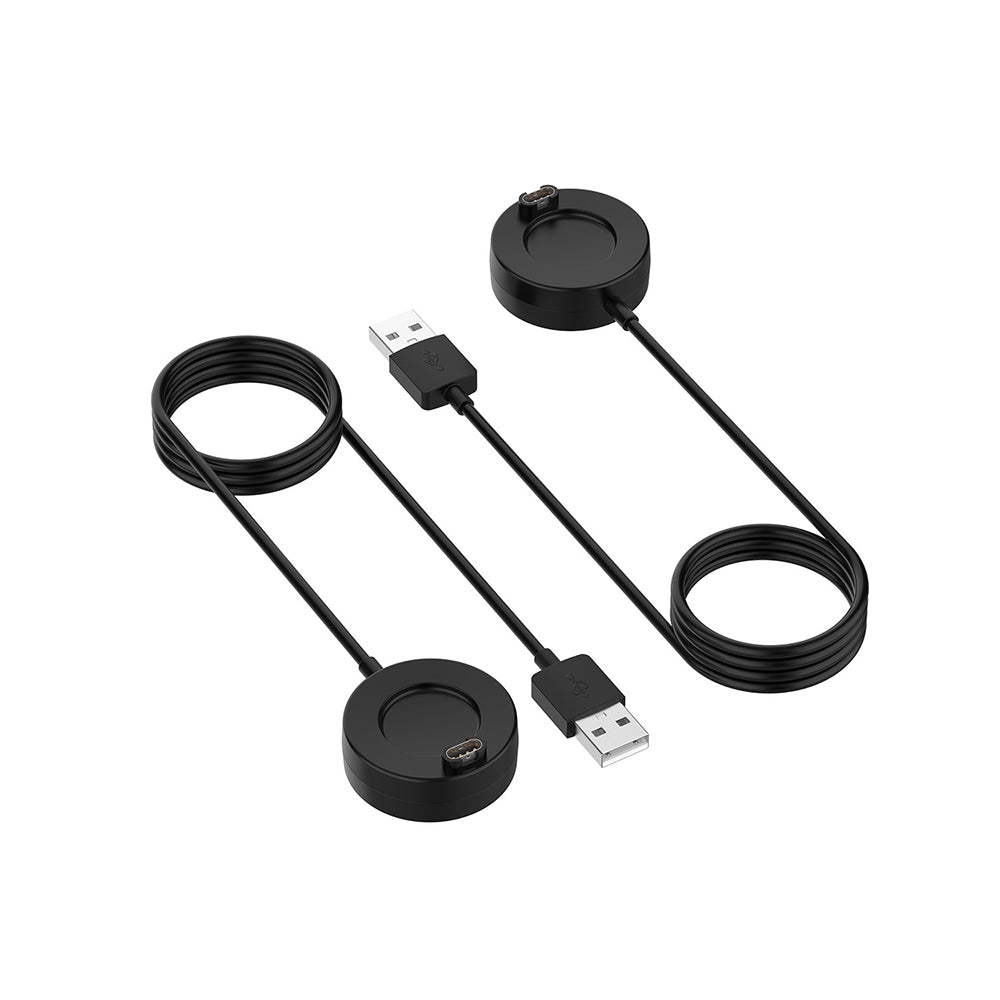 Techsuit - SmartWatch Wireless Charging Cable (TGC4) - for Garmin Fenix 5/5 Plus/6/6X/7X, USB, 5W, 1m with Desk Holder -
