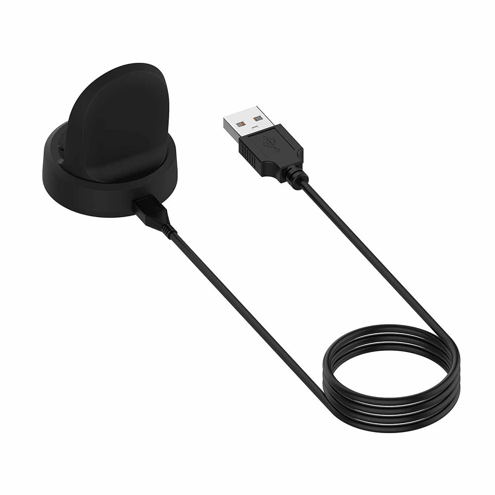 Techsuit - SmartWatch Wireless Charging Cable (TSC3) - for Samsung Galaxy Watch 3/4/5/6, 2.5W with Desk Holder - Black