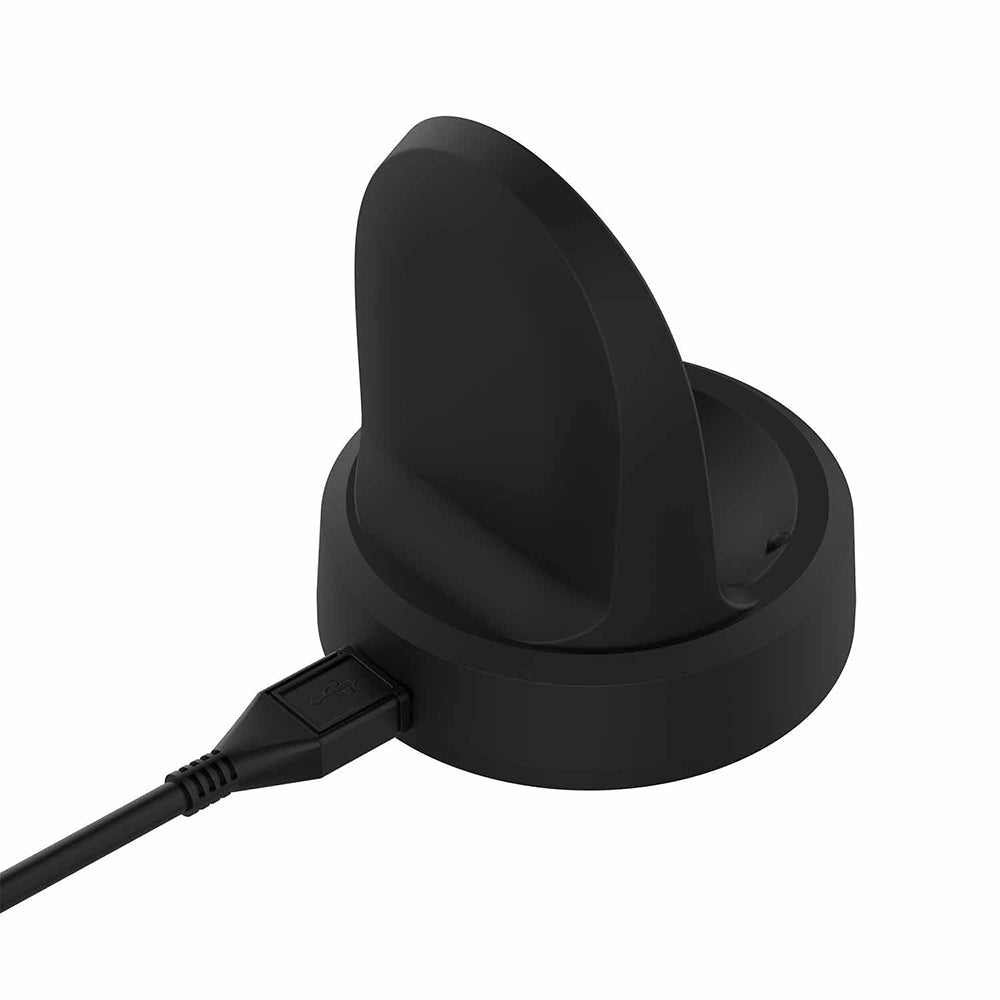 Techsuit - SmartWatch Wireless Charging Cable (TSC3) - for Samsung Galaxy Watch 3/4/5/6, 2.5W with Desk Holder - Black