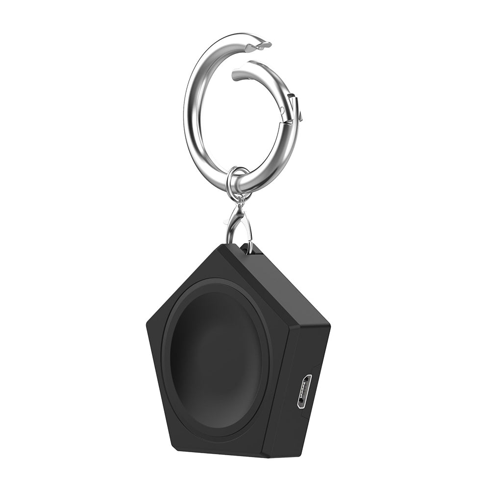 Techsuit - SmartWatch Wireless Charger (TSC4) - for Samsung Watch, Type-C, 2.5W, Portable Keyholder and Desk Holder - Bl