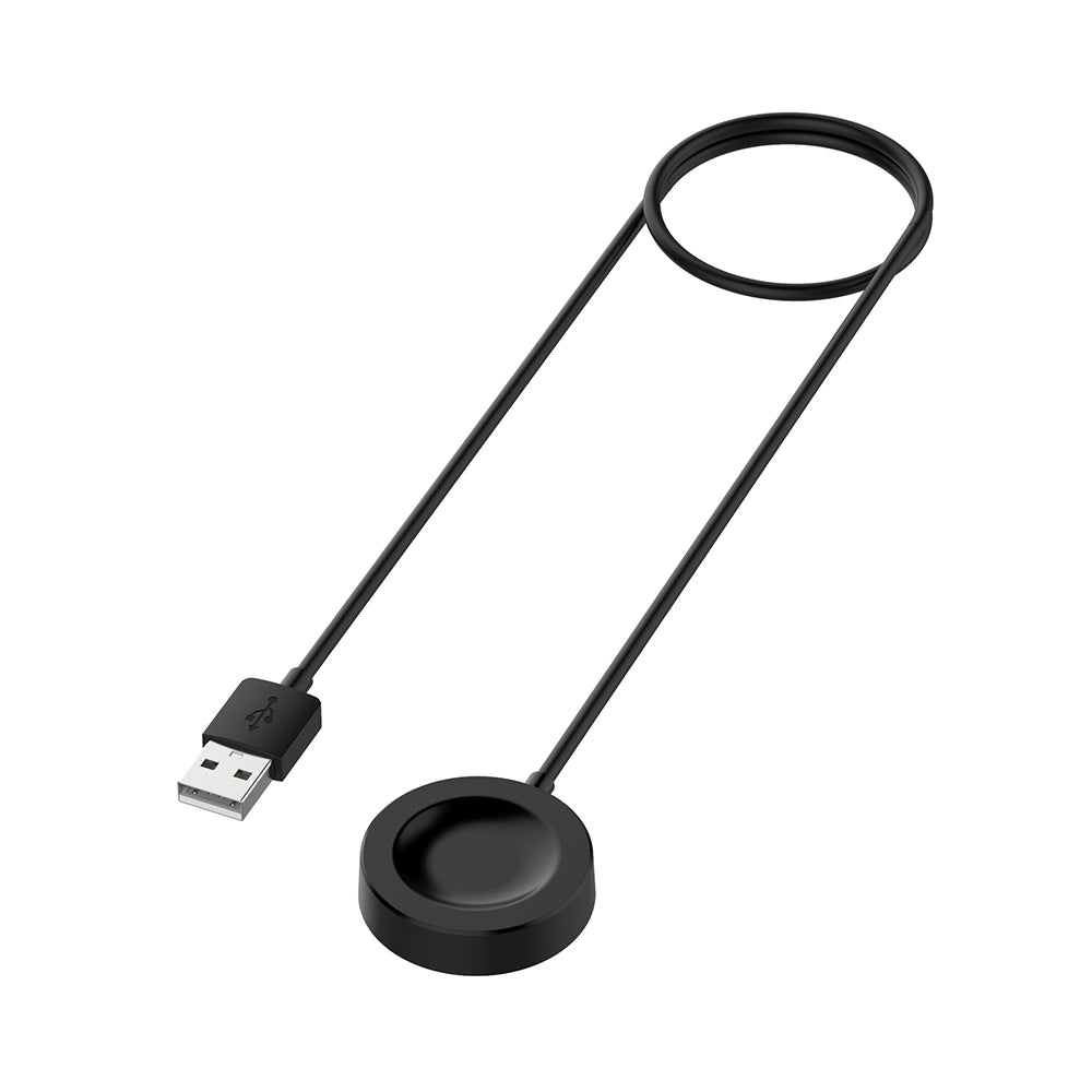 Techsuit - SmartWatch Wireless Charging Cable (THC1) - for Huawei Watch 4/4 Pro/Honor 4 Pro, USB, 10W, Desk Holder - Bla
