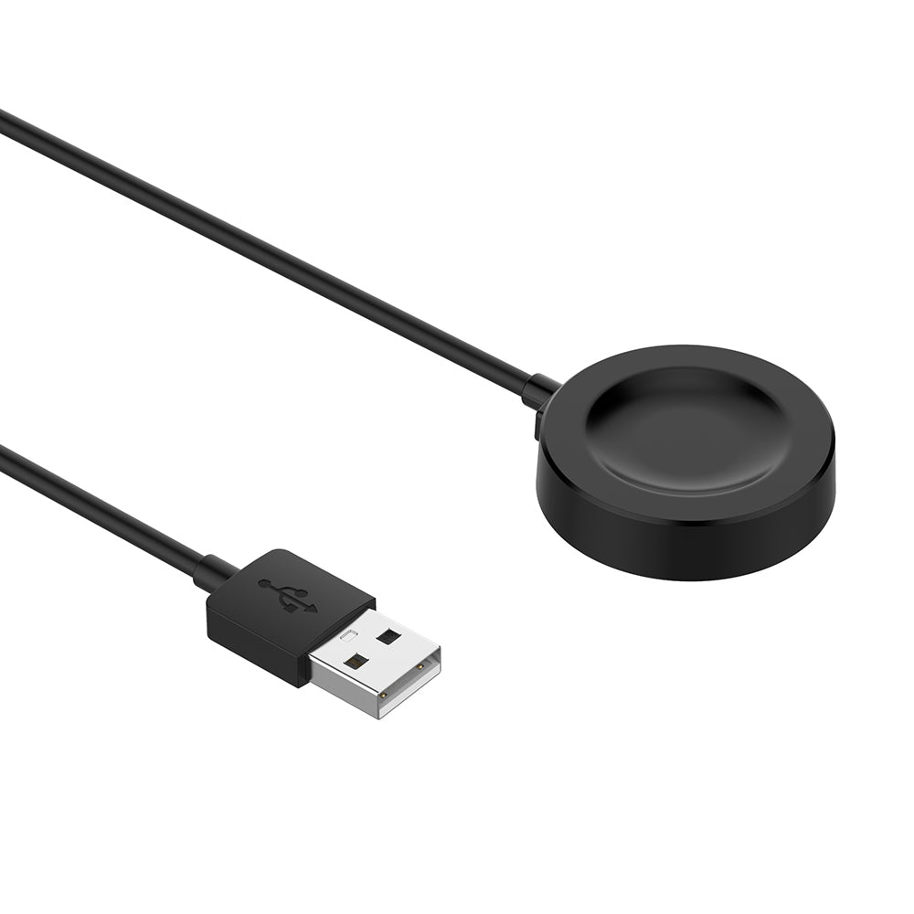 Techsuit - SmartWatch Wireless Charging Cable (THC1) - for Huawei Watch 4/4 Pro/Honor 4 Pro, USB, 10W, Desk Holder - Bla