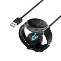 Techsuit - SmartWatch Wireless Charging Cable (THC1) - for Huawei Watch 4/4 Pro/Honor 4 Pro, USB, 10W, Desk Holder - Bla