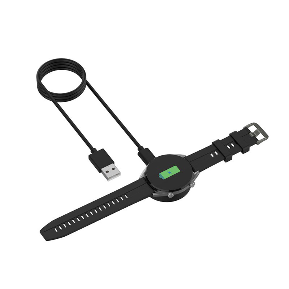 Techsuit - SmartWatch Wireless Charging Cable (THC3) - for Huawei Watch GT/GT2/Honor Watch GS3i, USB, 3.5W - Black