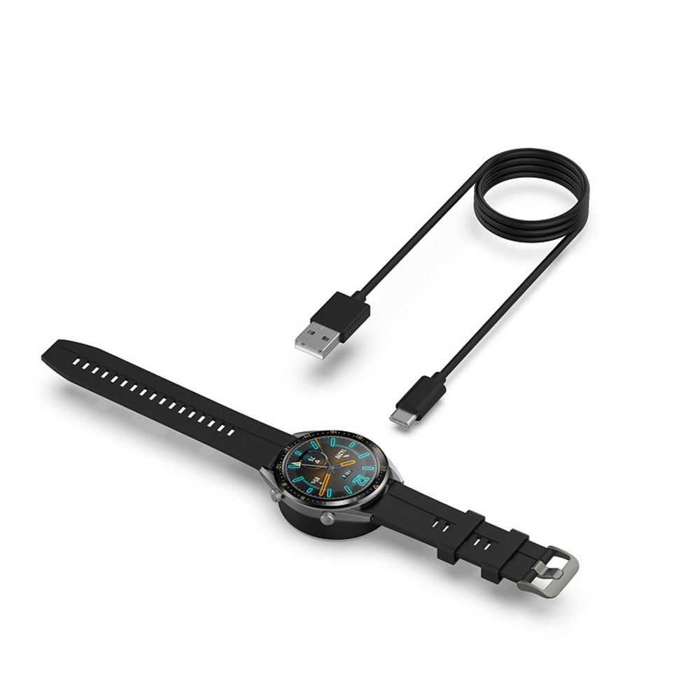 Techsuit - SmartWatch Wireless Charging Cable (THC3) - for Huawei Watch GT/GT2/Honor Watch GS3i, USB, 3.5W - Black