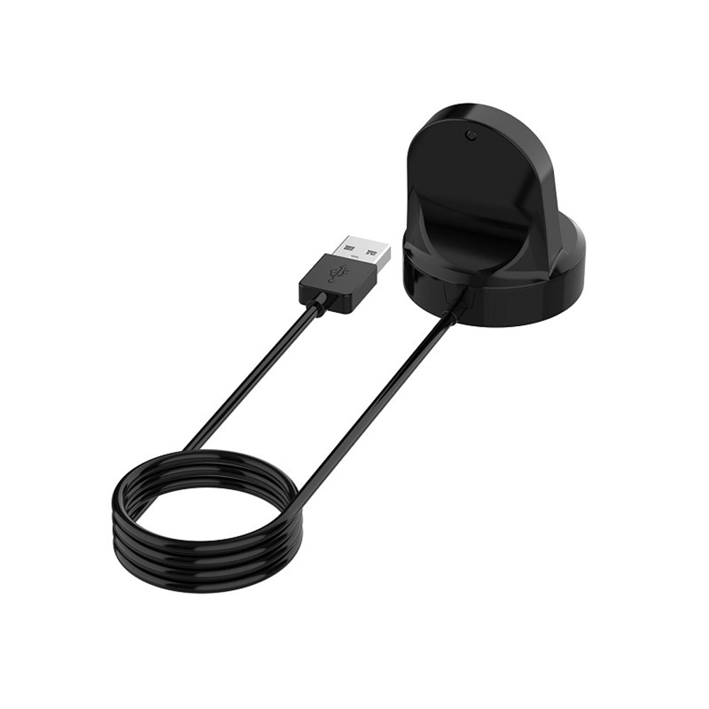 Techsuit - SmartWatch Wireless Charging Cable (THC4) - for Huawei Watch GT/GT2/Honor Watch GS3i, USB, Desk Holder - Blac