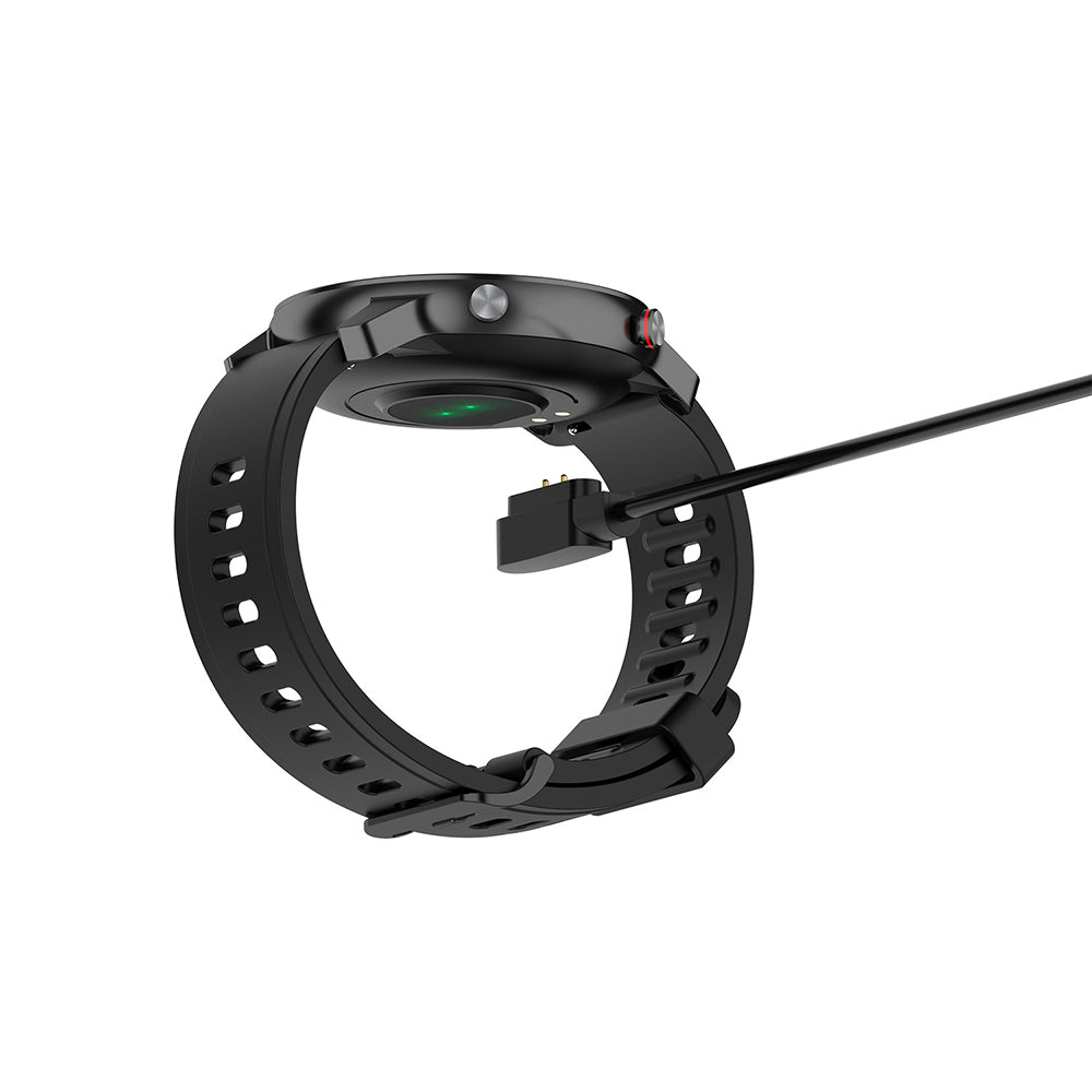 Techsuit - SmartWatch Wireless Charging Cable (TXC4) - for Haylou Bling LS12/RT LS05S/Oneplus Nord Watch, USB, 3.5W - Bl