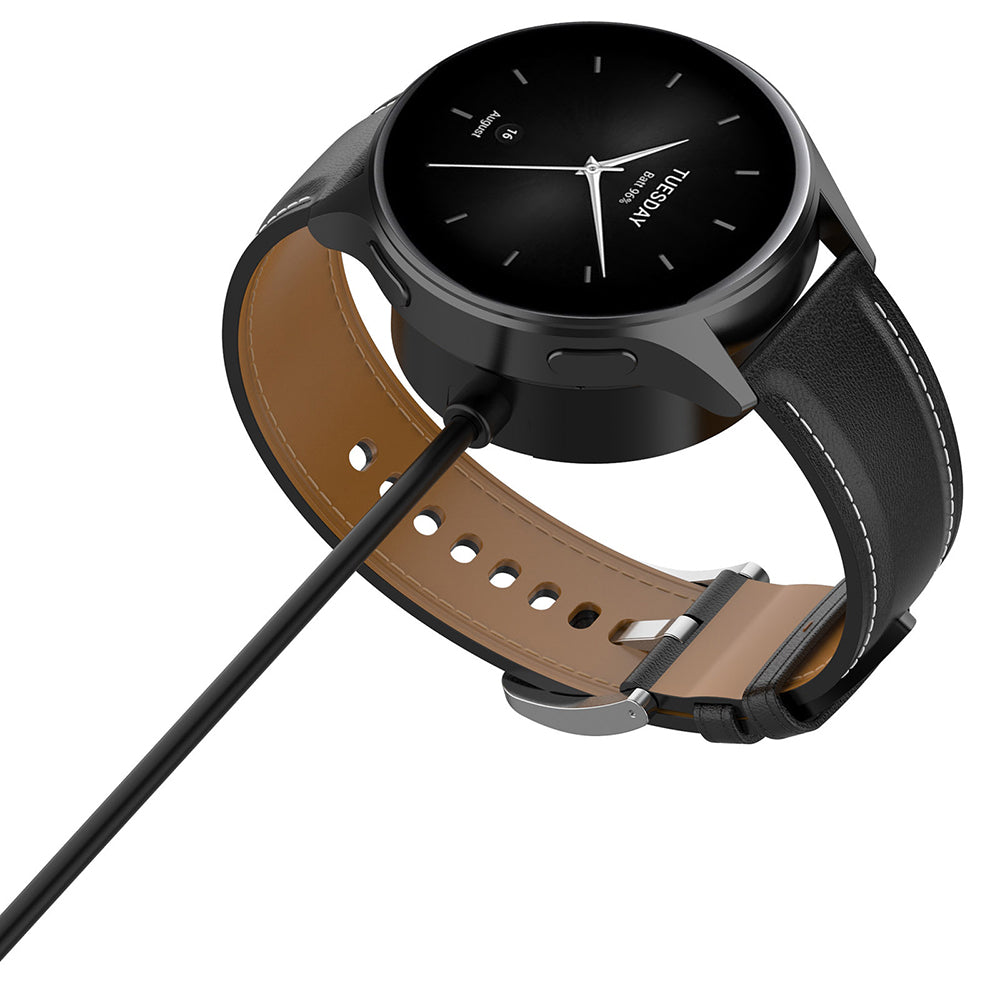 Techsuit - SmartWatch Wireless Charging Cable (TXC5) - for Xiaomi Watch S4/2/S3/H1/Watch2 Pro/Watch S2 - Black