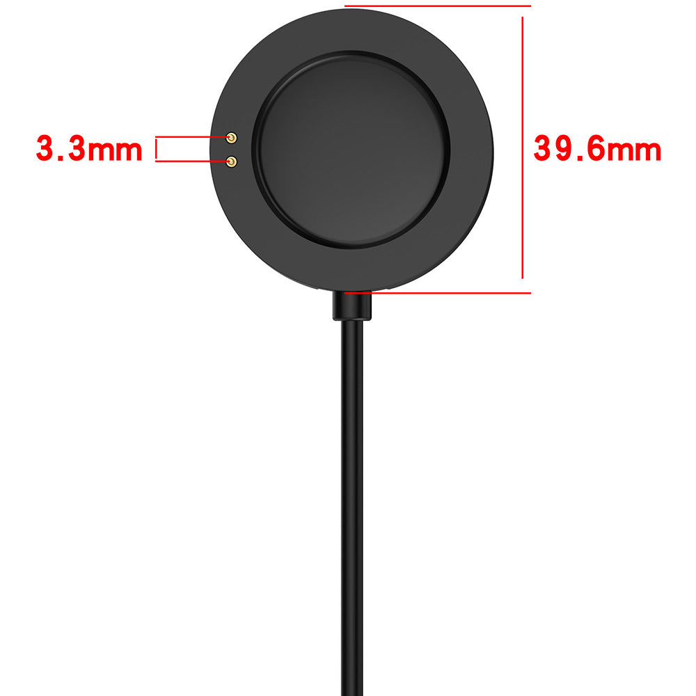 Techsuit - SmartWatch Wireless Charging Cable (TXC5) - for Xiaomi Watch S4/2/S3/H1/Watch2 Pro/Watch S2 - Black