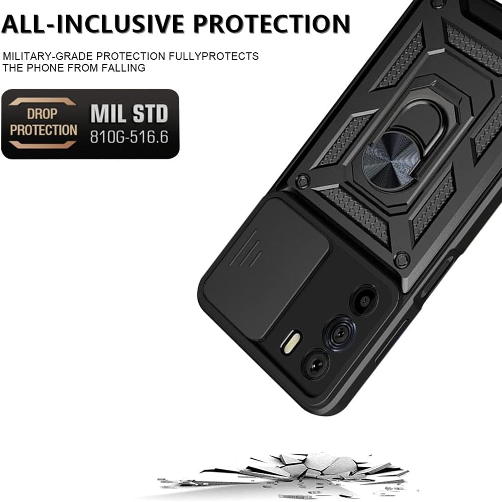 Techsuit - CamShield Series - Motorola Edge 30 - Black