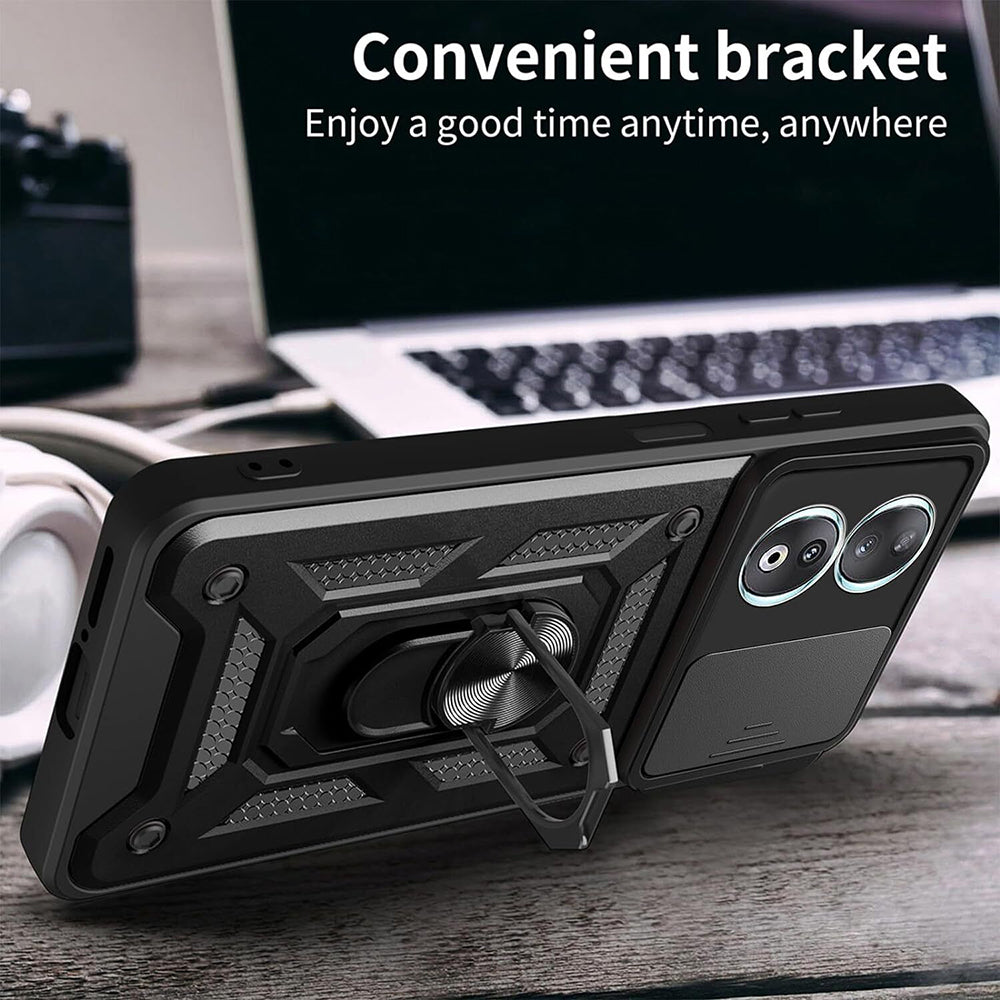 Husa de protectie Techsuit CamShield Series compatibil cu Honor 90, Negru