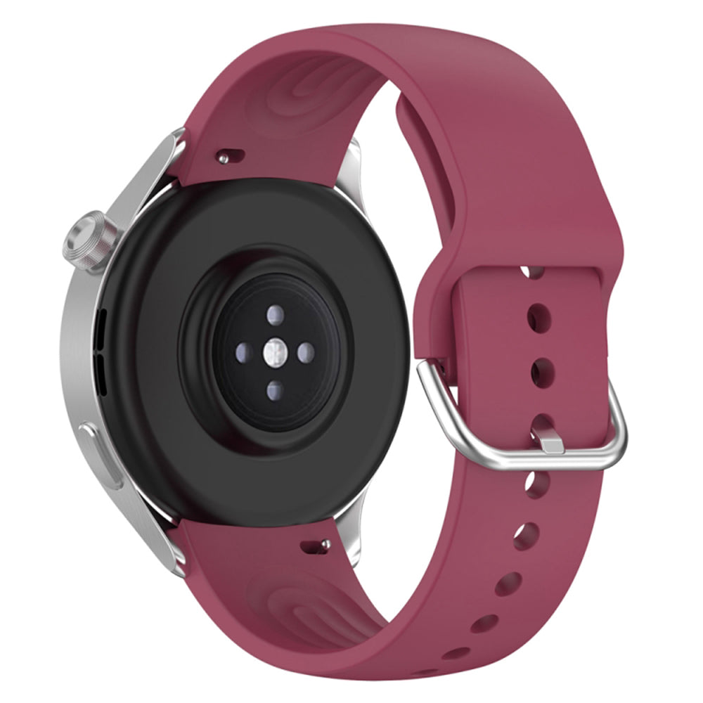 Techsuit - Watchband 22mm (W003) - Huawei Watch GT 2 46mm / GT 3 46mm, Xiaomi Watch S1 Pro / Active - Wine Red