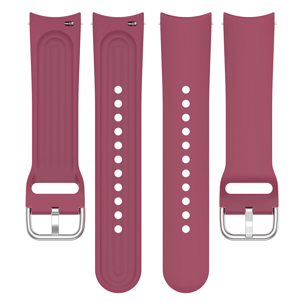 Techsuit - Watchband 22mm (W003) - Huawei Watch GT 2 46mm / GT 3 46mm, Xiaomi Watch S1 Pro / Active - Wine Red