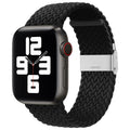 Techsuit - Watchband (W032) - Apple Watch 1/2/3/4/5/6/7/8/9/10/11/SE/SE 2/SE 3/Ultra/2/3 (42/44/45/46/49mm) - Black