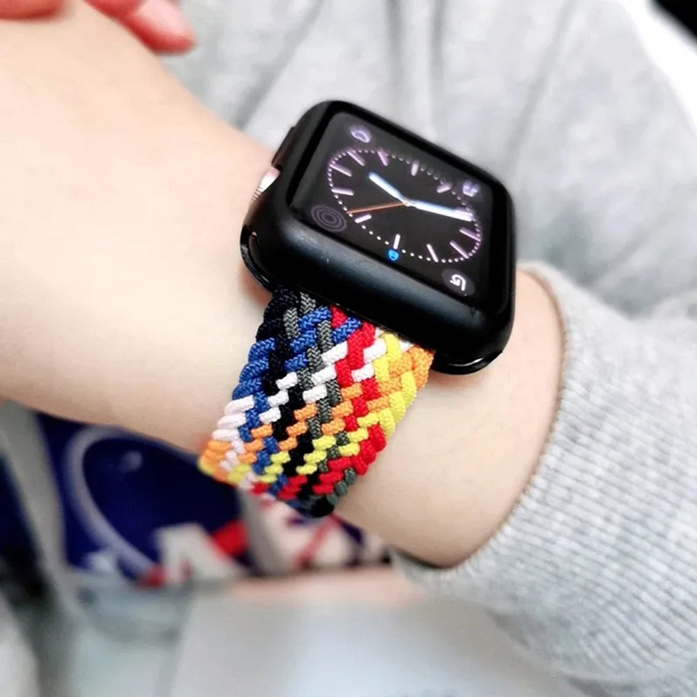 Techsuit - Watchband (W032) - Apple Watch 1/2/3/4/5/6/7/8/9/10/11/SE/SE 2/SE 3/Ultra/2/3 (42/44/45/46/49mm) - Cowboy Gre