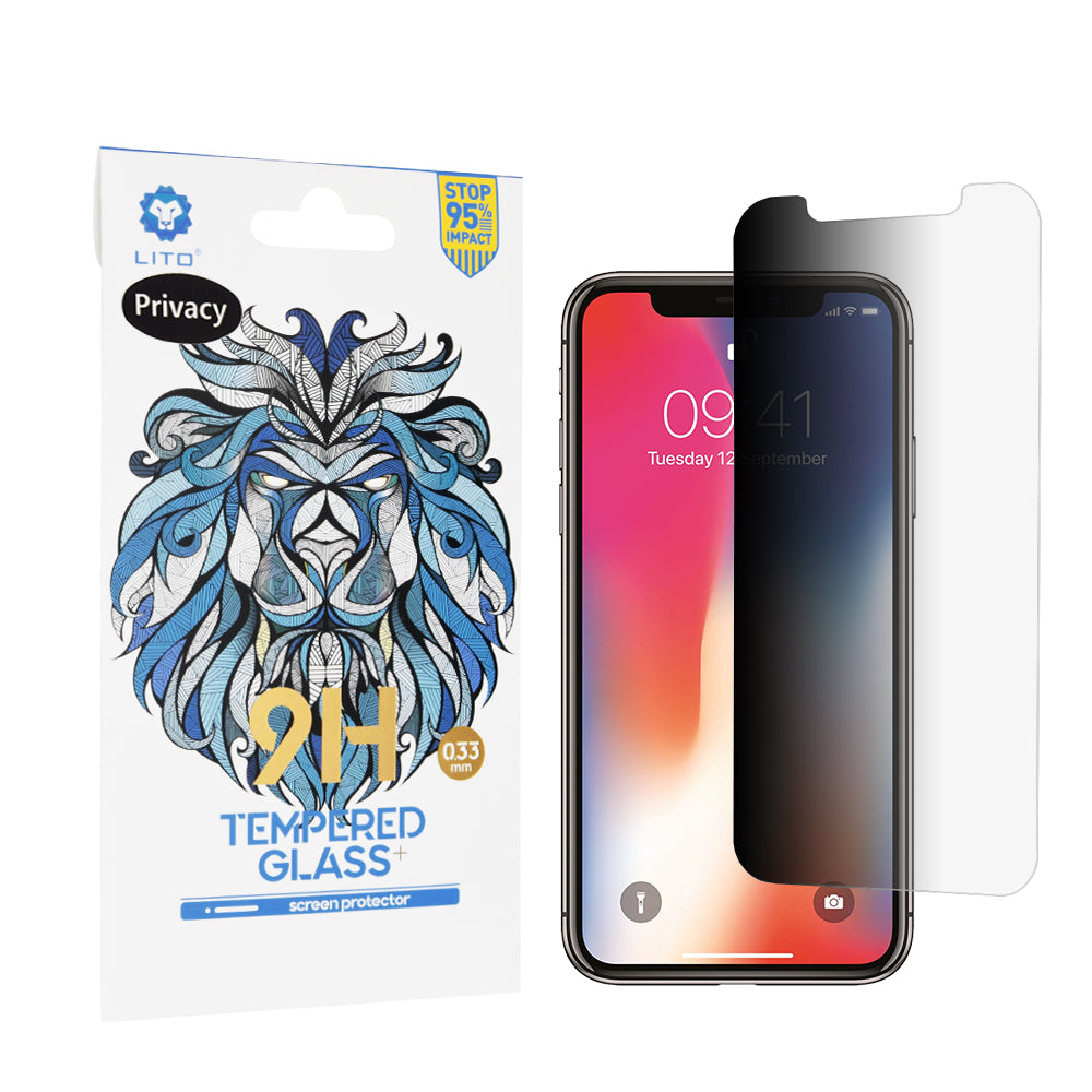 Lito - 2.5D Classic Glass - iPhone X / iPhone XS / iPhone 11 Pro - Privacy