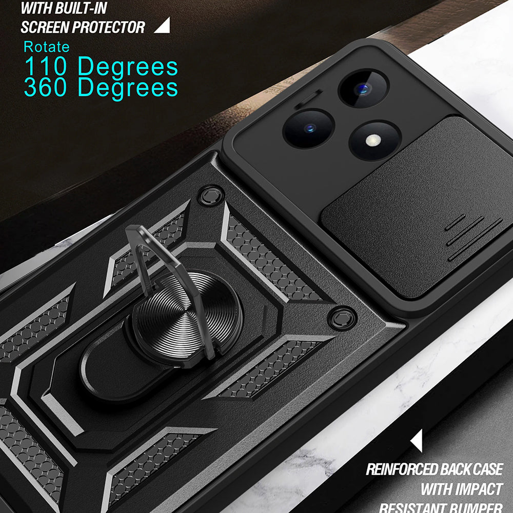 Techsuit - CamShield Series - Xiaomi Redmi Note 13 5G - Black