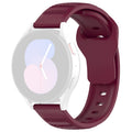 Techsuit - Watchband 20mm (W050) - Samsung Galaxy Watch 4/5/Active 2, Huawei Watch GT 3 (42mm)/GT 3 Pro (43mm) - Bordeau