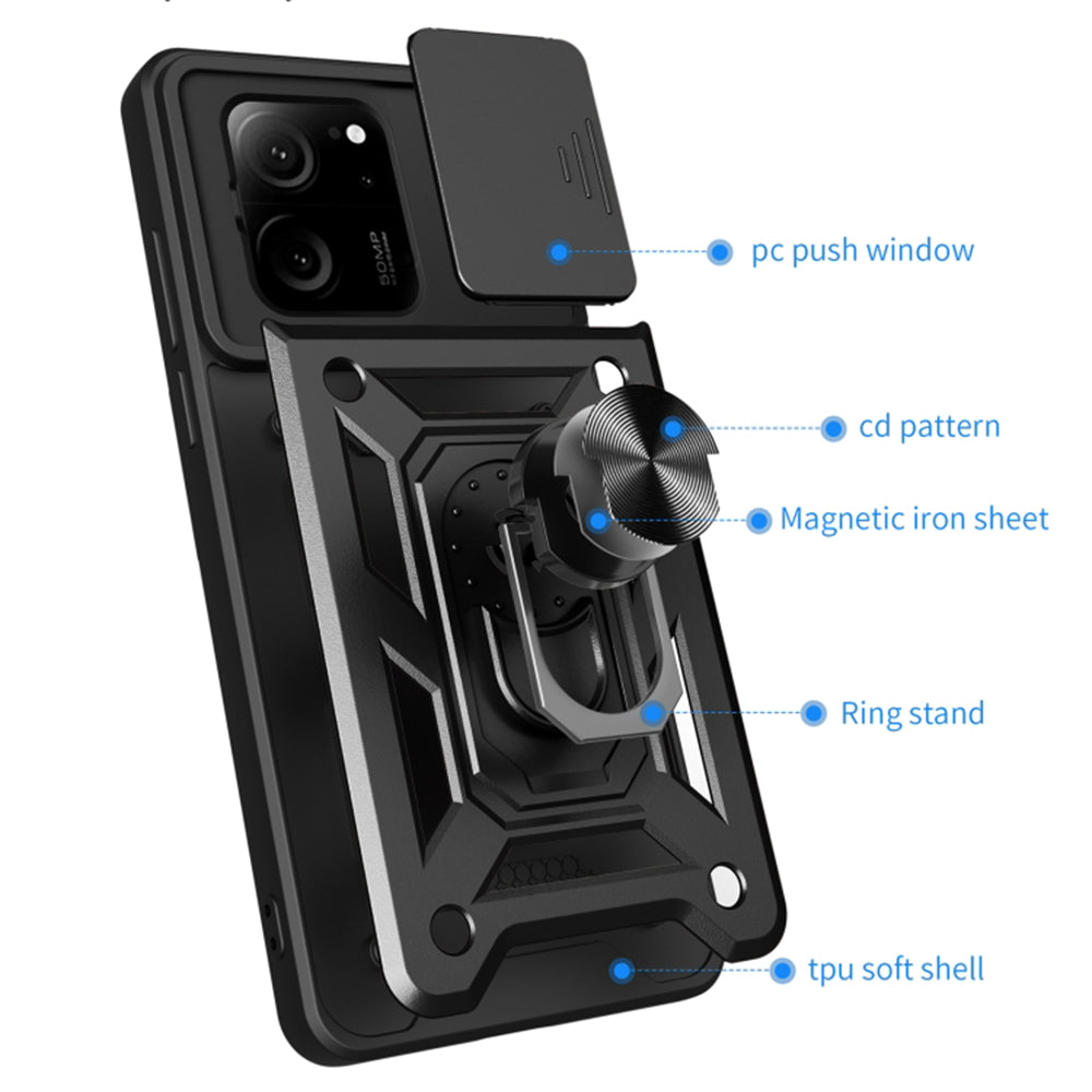 Techsuit - CamShield Series - Xiaomi 13T / 13T Pro - Black