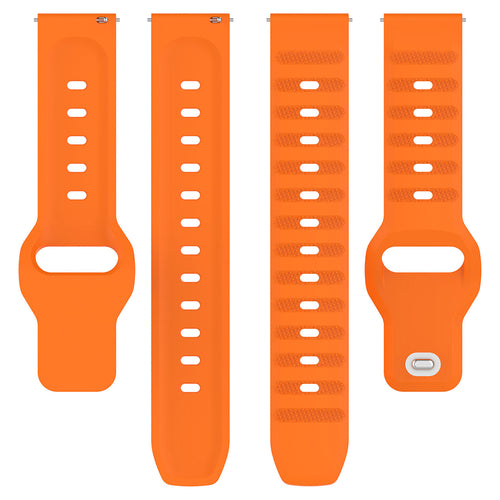 Techsuit - Watchband 22mm (W050) - Huawei Watch GT 2 (46mm)/GT 2 Pro/GT 3 Pro (46mm)/Ultimate, Xiaomi Watch S1 - Orange