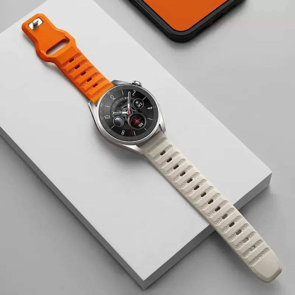 Techsuit - Watchband 22mm (W050) - Huawei Watch GT 2 (46mm)/GT 2 Pro/GT 3 Pro (46mm)/Ultimate, Xiaomi Watch S1 - Orange