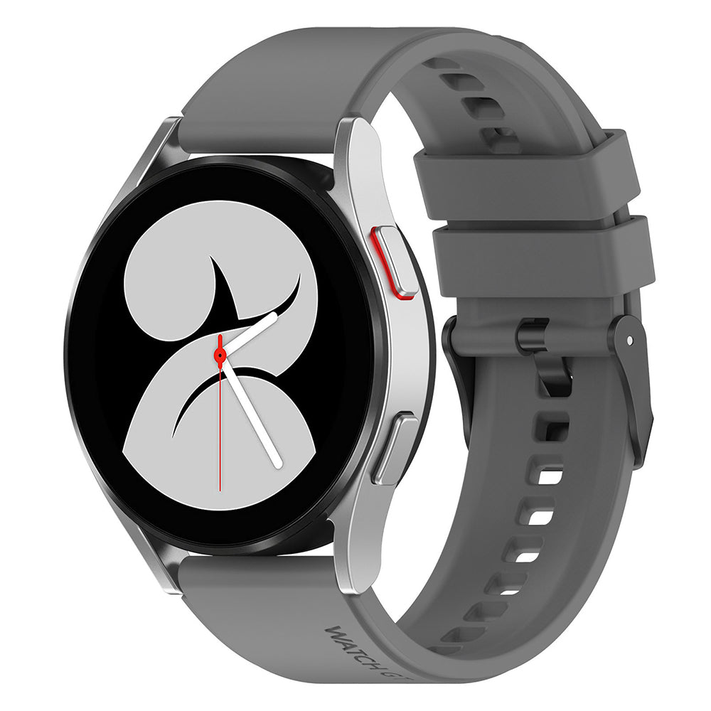 Techsuit - Watchband 20mm (W026) - Samsung Galaxy Watch 4/5/Active 2, Huawei Watch GT 3 (42mm)/GT 3 Pro (43mm) - Gray