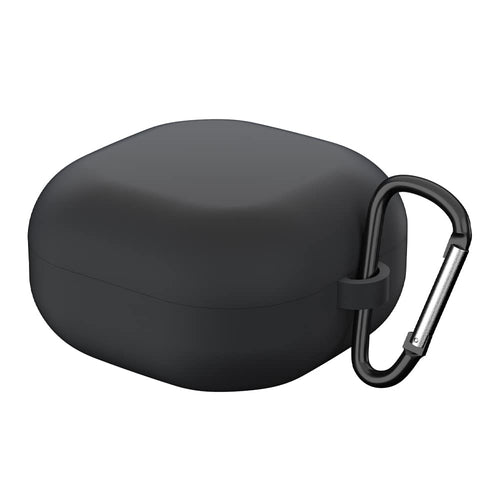 Techsuit - Silicone Case - for Samsung Galaxy Buds FE / 2 Pro / 2 / Live / Pro, Smooth Ultrathin Material - Black
