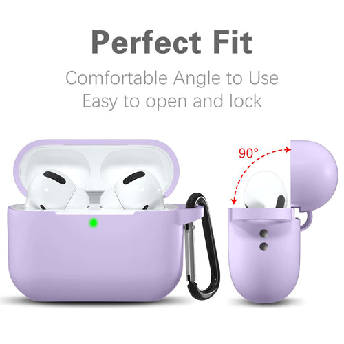 TechSuit Casti Techsuit Silicone Case, for AirPods Pro 1 / 2, Smooth Ultrathin Material, Mov – imagine 2