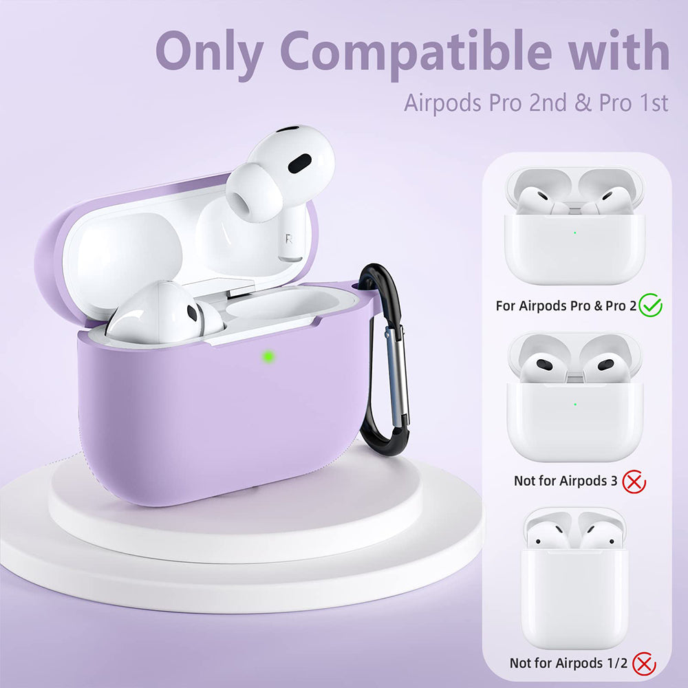 TechSuit Casti Techsuit Silicone Case, for AirPods Pro 1 / 2, Smooth Ultrathin Material, Mov – imagine 7