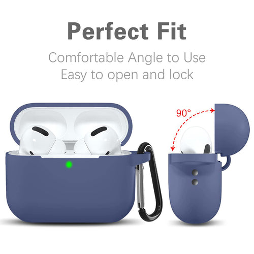 TechSuit Casti Techsuit Silicone Case, for AirPods Pro 1 / 2, Smooth Ultrathin Material, Gri – imagine 2