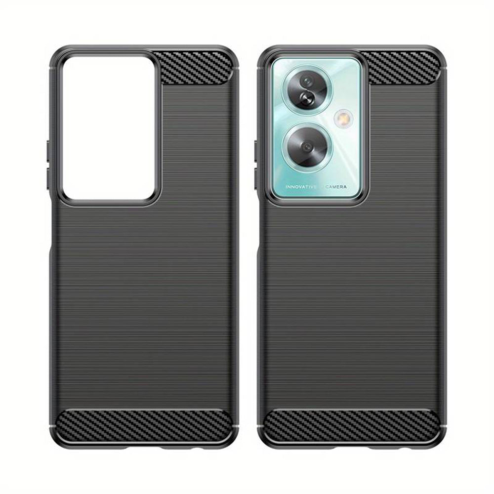 Techsuit - Carbon Silicone - Oppo A79 5G / OnePlus Nord N30 SE - Black