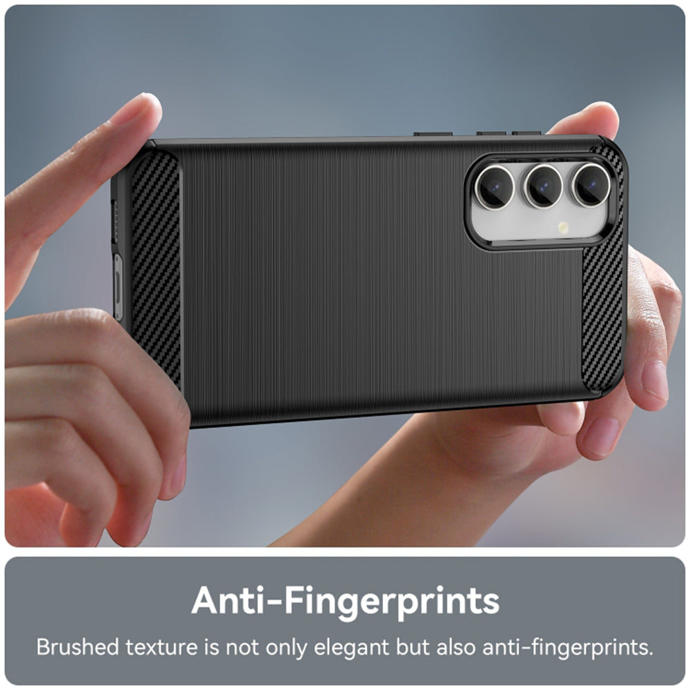 Techsuit - Carbon Silicone - Samsung Galaxy A35 5G - Black