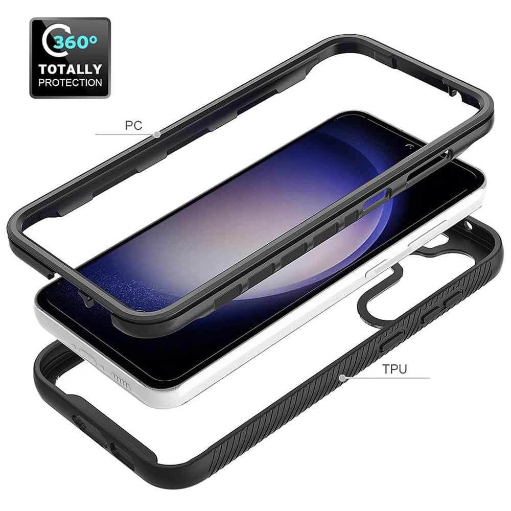 Techsuit - Defense360 Pro + Screen Protector - Samsung Galaxy S24 Plus - Black