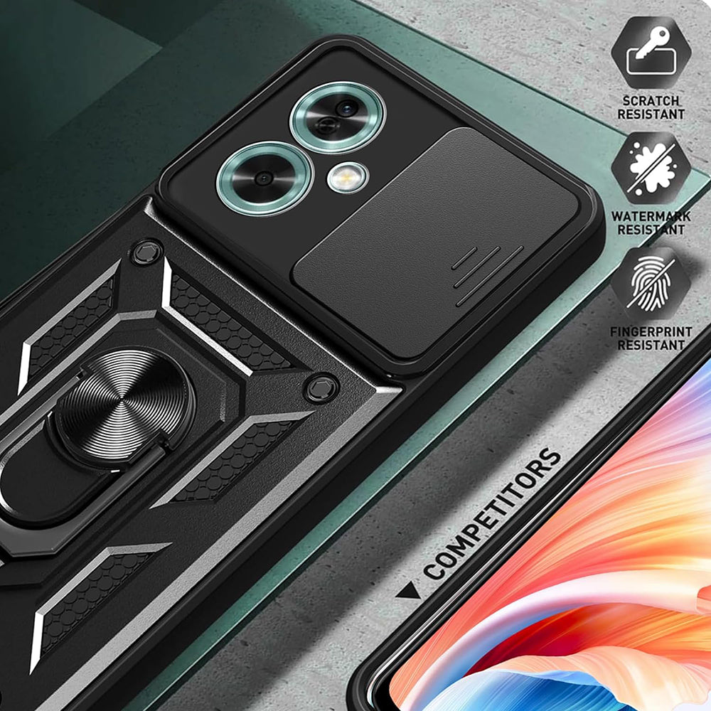 Techsuit - CamShield Series - Oppo A79 5G / OnePlus Nord N30 SE - Black