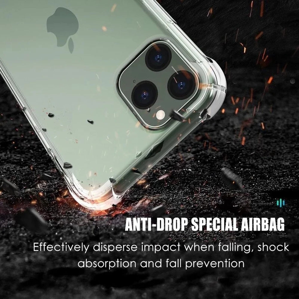Techsuit - Shockproof Clear Silicone - Xiaomi Redmi Note 12 Pro 5G - Clear