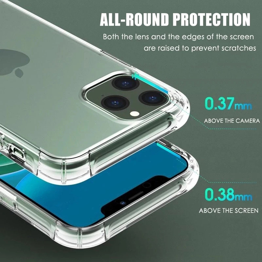 Techsuit - Shockproof Clear Silicone - Xiaomi Redmi Note 12 Pro 5G - Clear