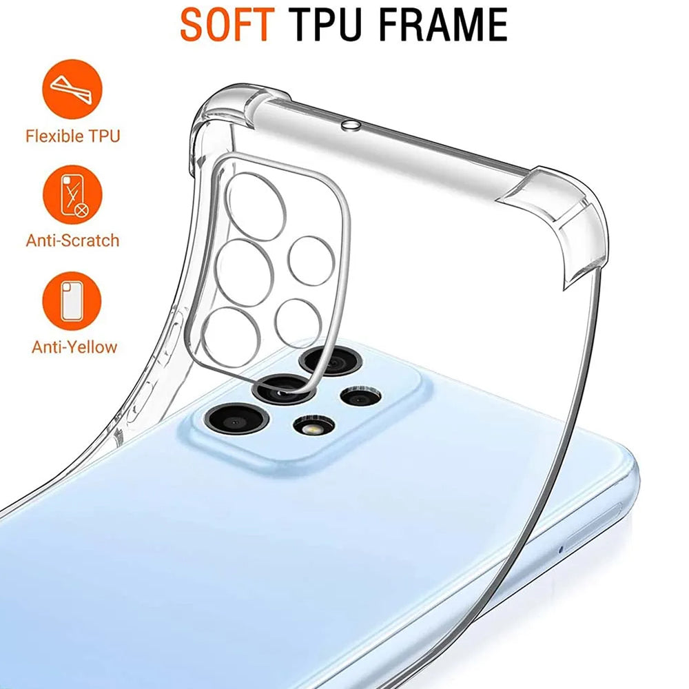 Techsuit - Shockproof Clear Silicone - Samsung Galaxy A23 4G / A23 5G - Clear