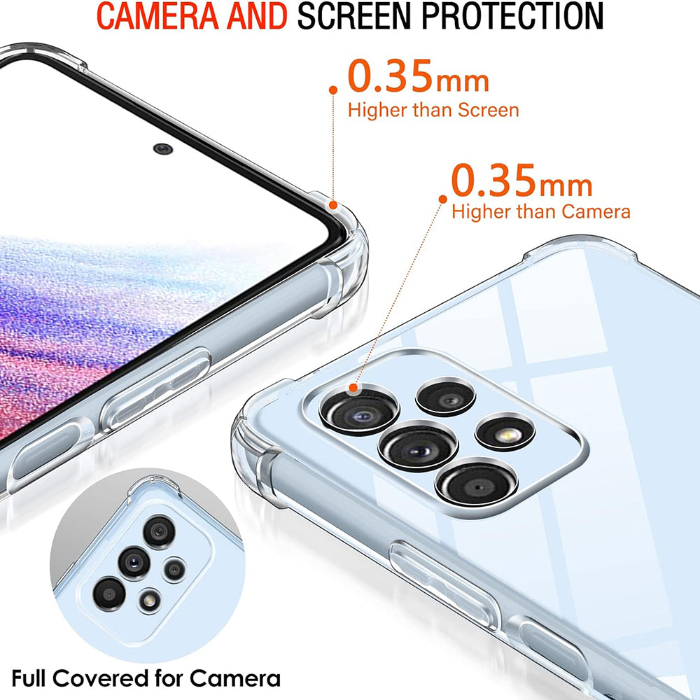 Techsuit - Shockproof Clear Silicone - Samsung Galaxy A53 5G - Clear