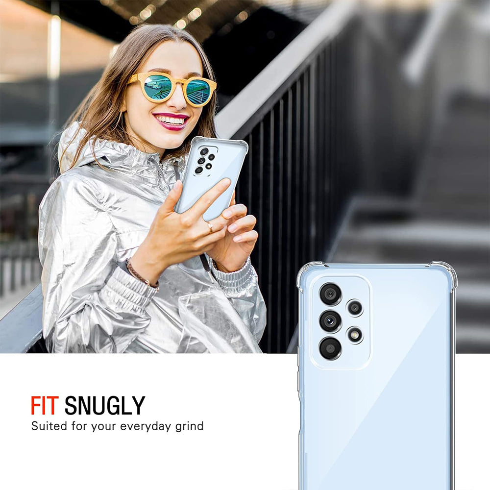 Techsuit - Shockproof Clear Silicone - Samsung Galaxy A53 5G - Clear