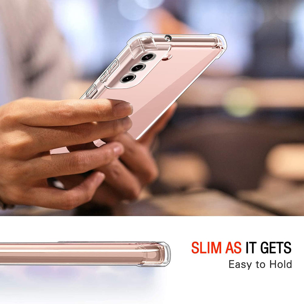 Techsuit - Shockproof Clear Silicone - Samsung Galaxy S22 5G - Clear