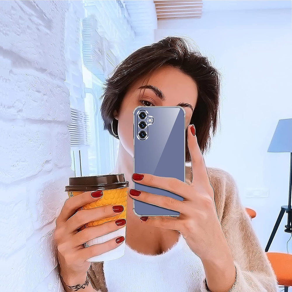 Techsuit - Shockproof Clear Silicone - Samsung Galaxy A14 4G / A14 5G - Clear