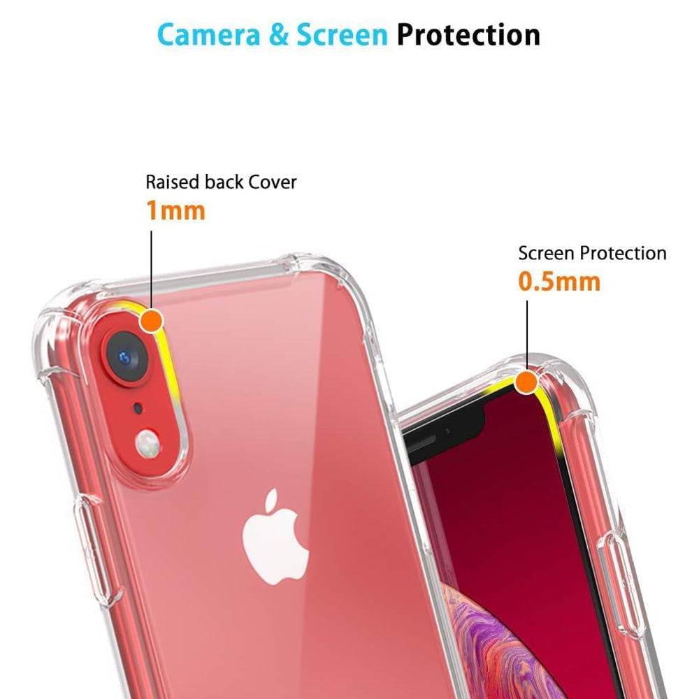 Techsuit - Shockproof Clear Silicone - iPhone XR - Clear