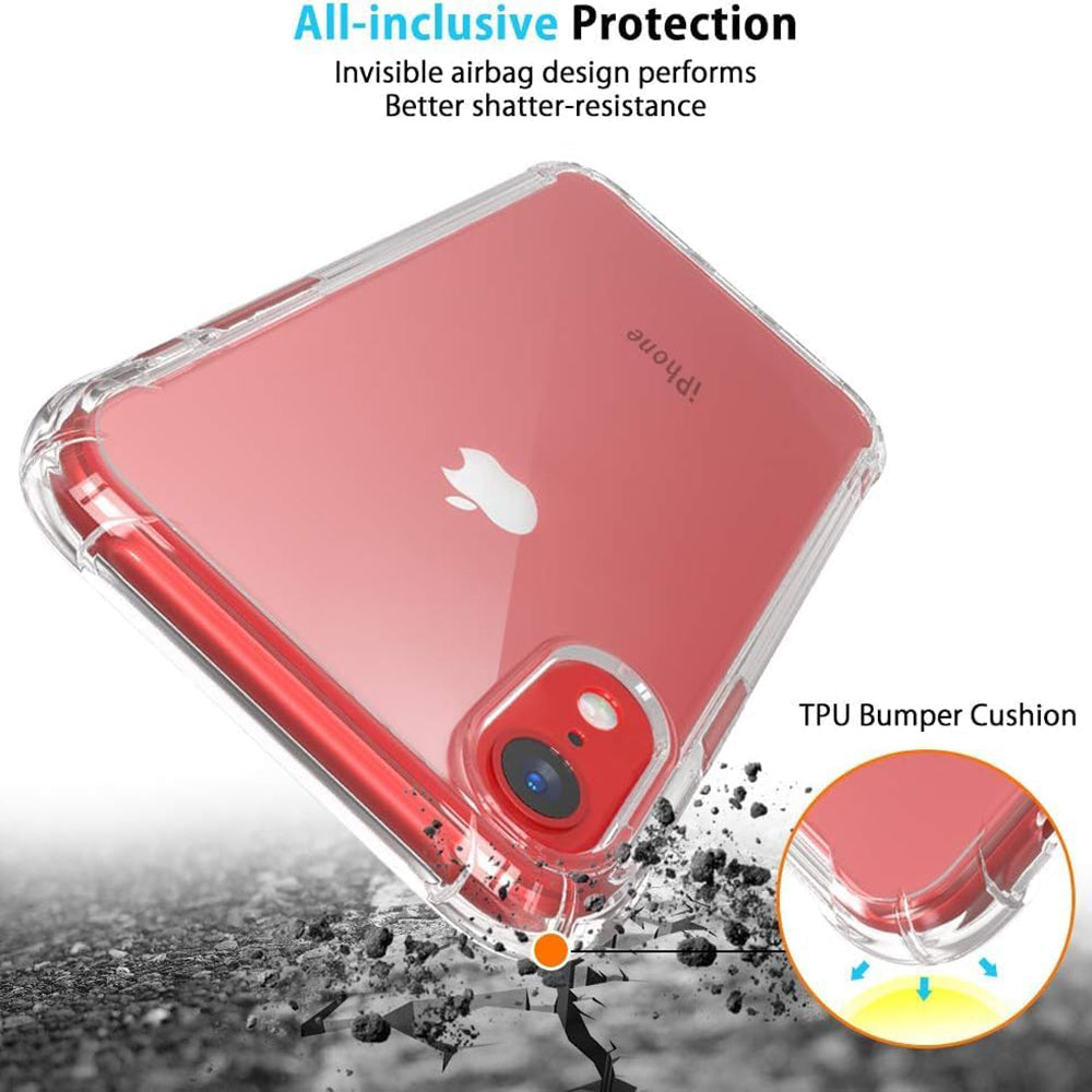 Techsuit - Shockproof Clear Silicone - iPhone XR - Clear