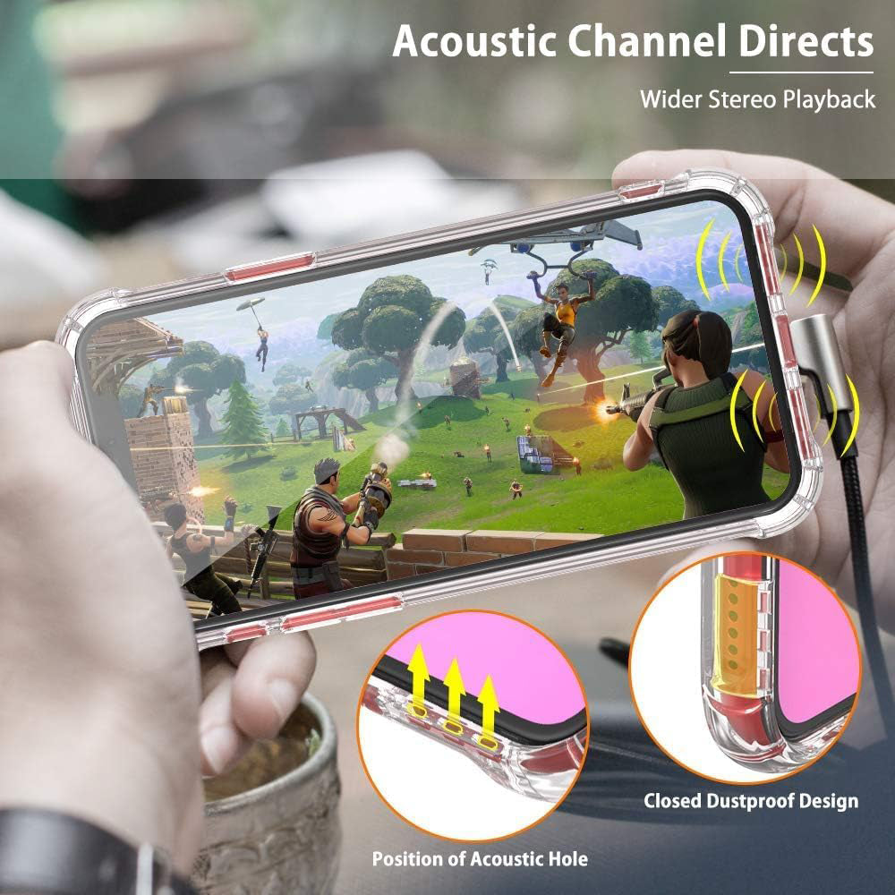 Techsuit - Shockproof Clear Silicone - iPhone XR - Clear