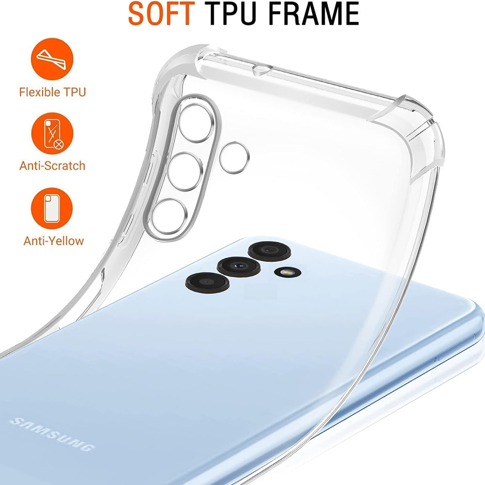 Techsuit - Shockproof Clear Silicone - Samsung Galaxy A13 5G / A04S - Clear