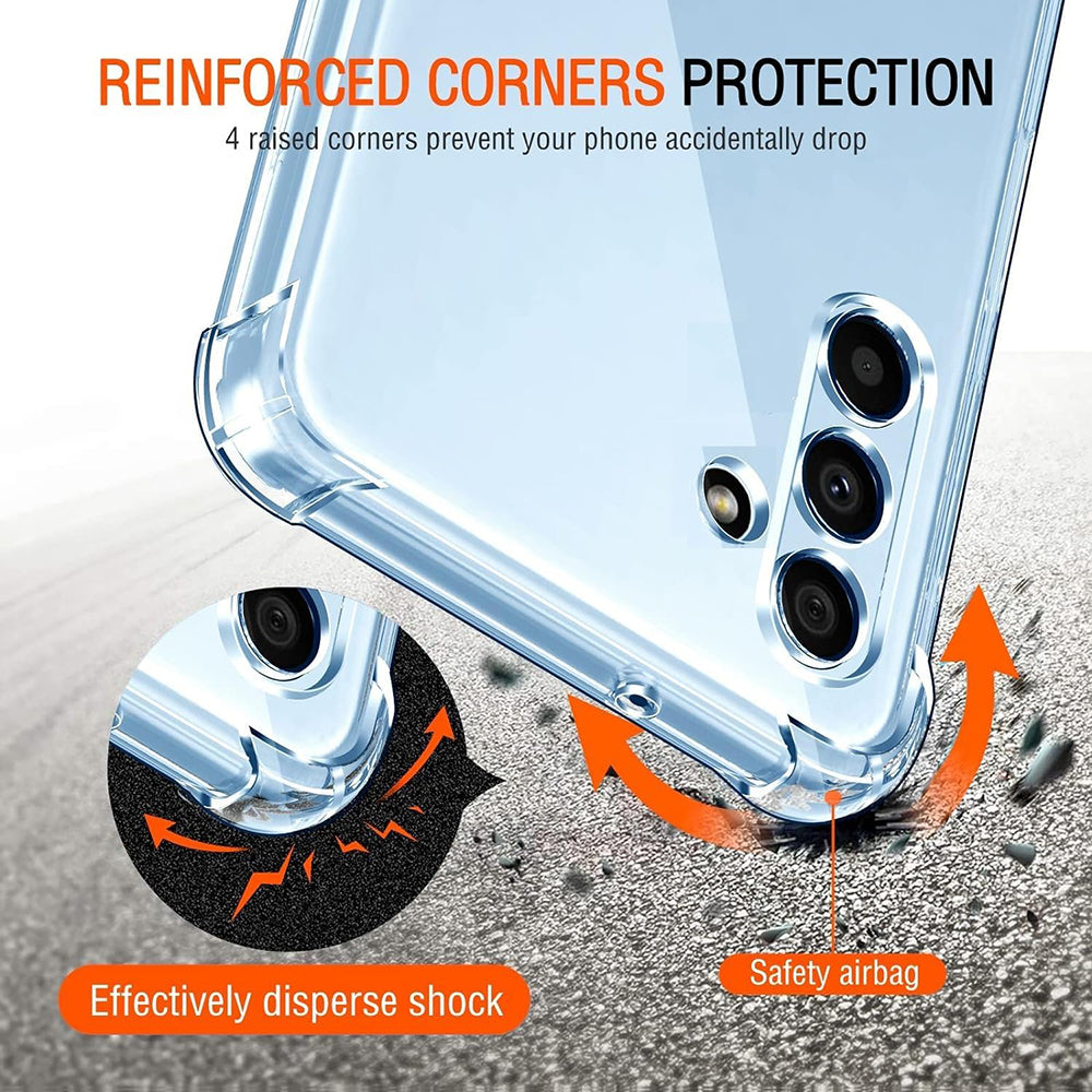 Techsuit - Shockproof Clear Silicone - Samsung Galaxy A13 5G / A04S - Clear