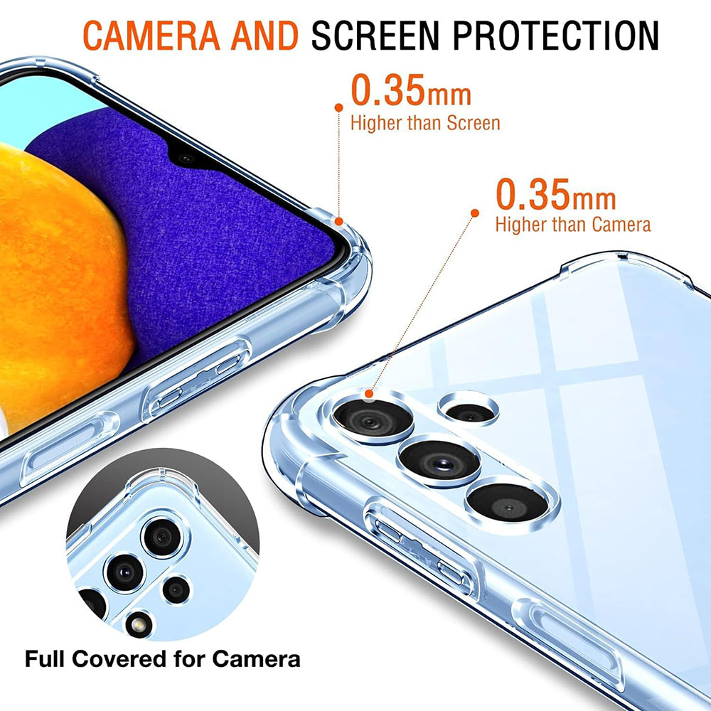 Techsuit - Shockproof Clear Silicone - Samsung Galaxy A13 5G / A04S - Clear