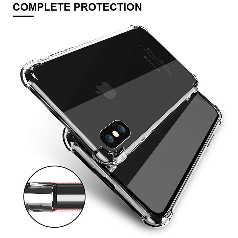 TechSuit Husa de protectie Techsuit Shockproof Clear Silicone compatibil cu iPhone X / iPhone XS, Transparent – imagine 