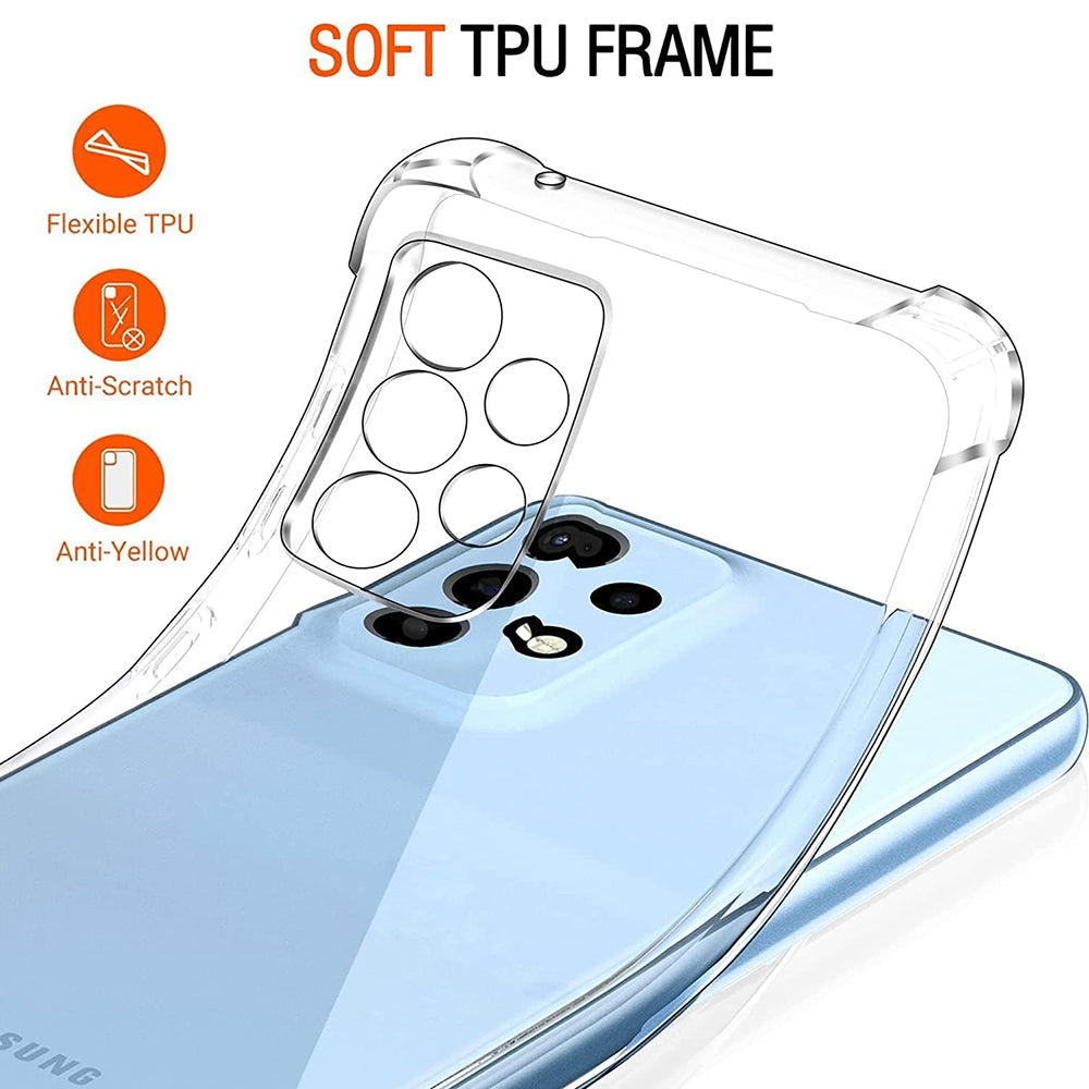 Techsuit - Shockproof Clear Silicone - Samsung Galaxy A33 5G - Clear